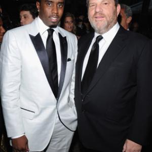 Sean Combs and Harvey Weinstein