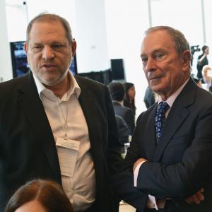 Harvey Weinstein and Michael Bloomberg