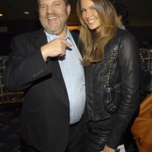 Elle Macpherson and Harvey Weinstein at event of Manes cia nera 2007