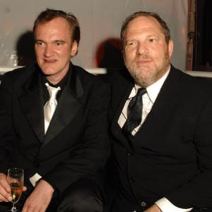 Quentin Tarantino and Harvey Weinstein at event of Death Proof (2007)