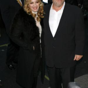 Madonna and Harvey Weinstein at event of Arthur et les Minimoys (2006)