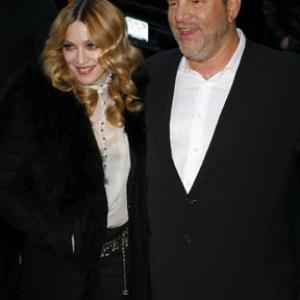 Madonna and Harvey Weinstein at event of Arthur et les Minimoys 2006