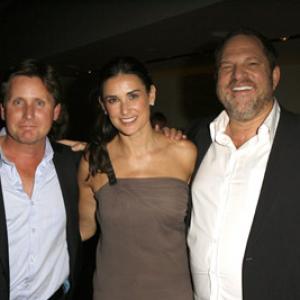 Demi Moore Emilio Estevez and Harvey Weinstein at event of Bobby 2006
