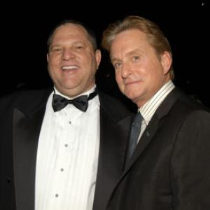 Michael Douglas and Harvey Weinstein