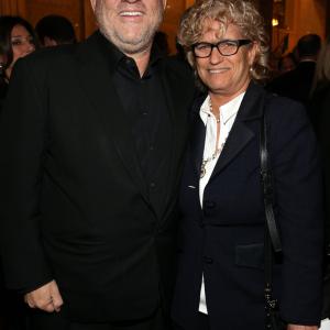 Harvey Weinstein and Claudia Eller