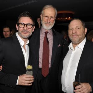James Cromwell Harvey Weinstein and Michel Hazanavicius