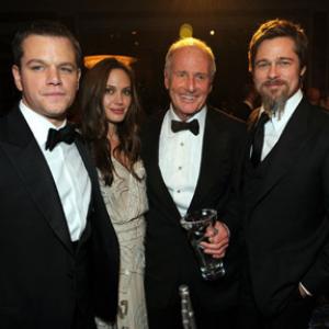 Brad Pitt Matt Damon Angelina Jolie and Jerry Weintraub