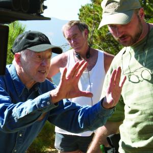 John Sayles and Haskell Wexler in Silver City 2004