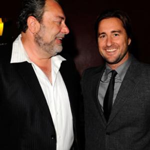 Luke Wilson and George Gallo at event of Middle Men (2009)