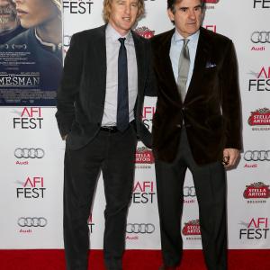 Owen Wilson and Peter Brant at event of The Homesman (2014)