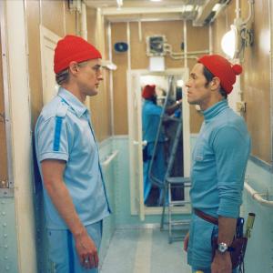 Still of Willem Dafoe and Owen Wilson in The Life Aquatic with Steve Zissou 2004