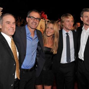 Jennifer Aniston, Owen Wilson, Eric Dane, David Frankel and John Grogan at event of Marley & Me (2008)