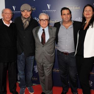 Leonardo DiCaprio, Martin Scorsese, Irwin Winkler, Randall Emmett