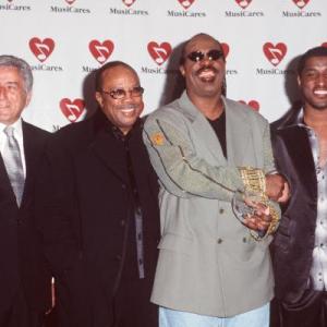 Tony Bennett Kenneth Babyface Edmonds Quincy Jones and Stevie Wonder