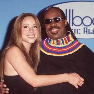 Mariah Carey and Stevie Wonder
