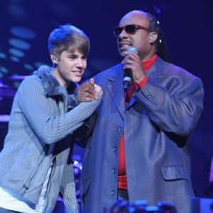 Stevie Wonder and Justin Bieber