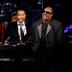 Stevie Wonder and John Legend