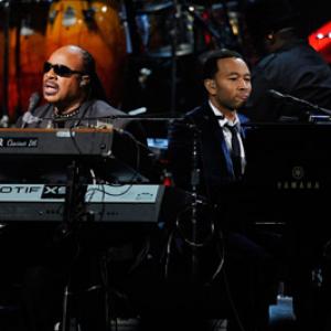 Stevie Wonder and John Legend