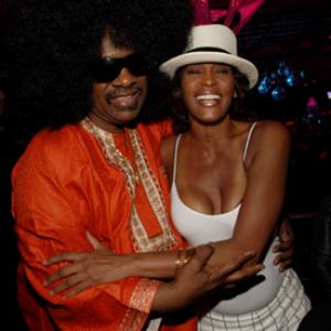 Whitney Houston and Stevie Wonder