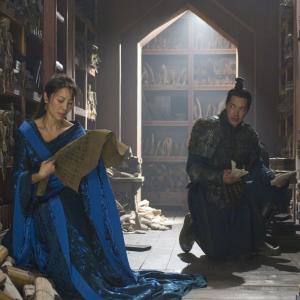 Still of Michelle Yeoh and Russell Wong in The Mummy: Tomb of the Dragon Emperor (2008)