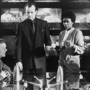 Still of Bill Murray and Alfre Woodard in Scrooged 1988