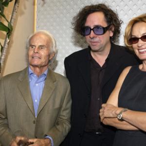 Tim Burton Jessica Lange and Richard D Zanuck