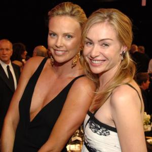 Charlize Theron and Portia de Rossi at event of 12th Annual Screen Actors Guild Awards (2006)