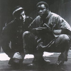 Grand L Bush and Judd Nelson costarred in Planet Fires at the Mark Taper Forum in Los Angeles in 1986