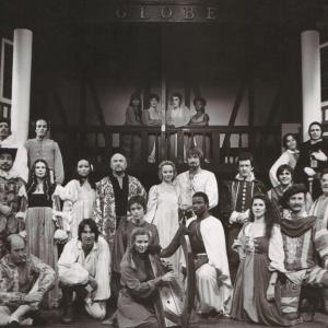 The cast of the 1981 criticallyacclaimed play The Merchant of Venice at the Globe Theatre in Los Angeles starring Linda Purl Perry King and Grand L Bush