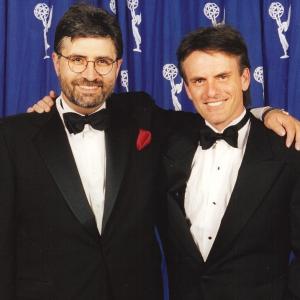 Maurice LaMarche  Rob Paulsen at the 1999 Daytime Emmy Awards