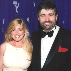 Maurice LaMarche and wife Robin G. Eisenman at the 1999 Daytime Emmy Awards