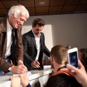 Josh Brolin and Roger Deakins at event of Sicario (2015)