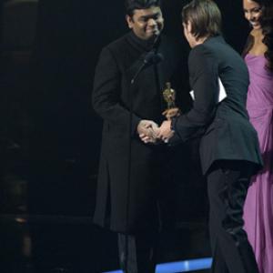 Academy Awardwinner R H Rahman with presenters Zack Efron and Alicia Keys left to right telecast at the 81st Academy Awards are presented live on the ABC Television network from The Kodak Theatre in Hollywood CA Sunday February 22 2009