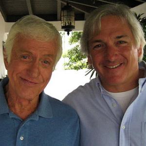 Dick Van Dyke and Jeffrey C Sherman after filming the boys the sherman brothers story