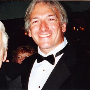 Robert B. Sherman and Jeffrey C. Sherman at the opening of Chitty Chitty Bang Bang in London, 2002