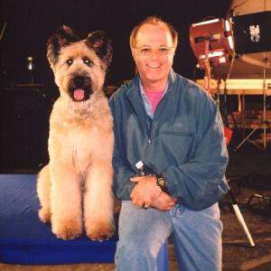 Reg Tupper on set with Cho Cho in Unleashed 2001