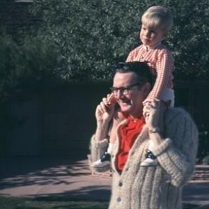 Steve Allen with son, c. 1958.