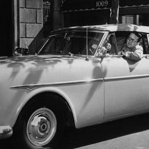 Steve Allen in his 1954 Packard *M.W.*