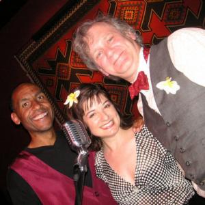 THE BLACK ORCHID TRIO Greg Bowden  bass Hope Levy  chanteuse David Bickford  piano
