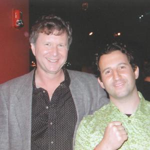 Ronnie Hadar and Jason Blicker during the filming of State of Grace for ABC Family February 2002