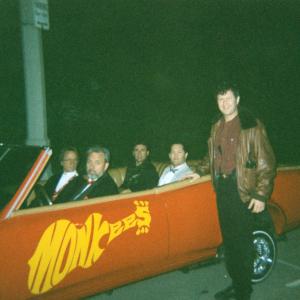 Ronnie Hadar producing The Monkees Reunion for ABC  with Davy Jones Michael Nesmith Micky Dolenz and Peter Tork January 1997