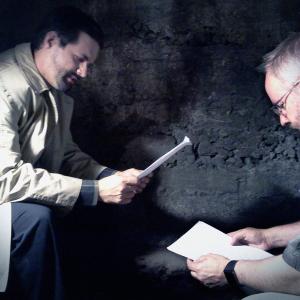 Running lines with actor Eric Rohde for 