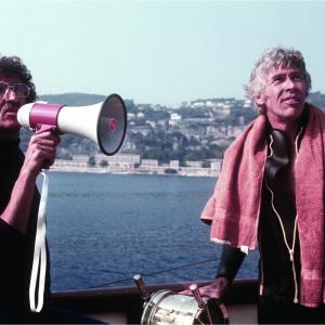 Still of James Coburn and Herbert Ross in The Last of Sheila (1973)