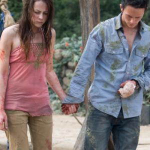 Still of Jonathan Tucker and Jena Malone in The Ruins 2008