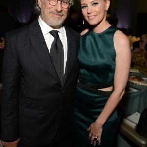 Steven Spielberg and Elizabeth Banks