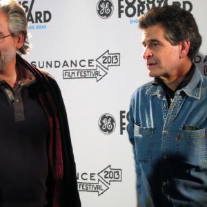 Inventor Dean Kamen and Paul Lazarus at the 2013 Sundance Film Festival. 