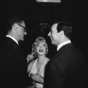 M Monroe Arthur Miller  Yves Montand at party for Lets Make Love 1960 1978 David Sutton
