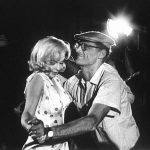 M. Monroe & Arthur Miller on the set of 
