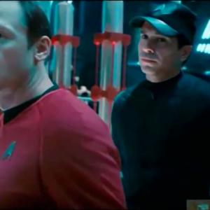 Simon Pegg and Marco Sanchez in Star Trek: Into Darkness