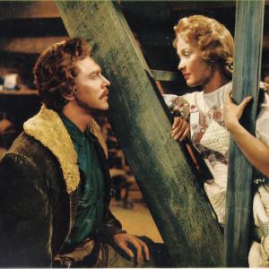 Still of Jane Powell and Howard Keel in Seven Brides for Seven Brothers 1954
